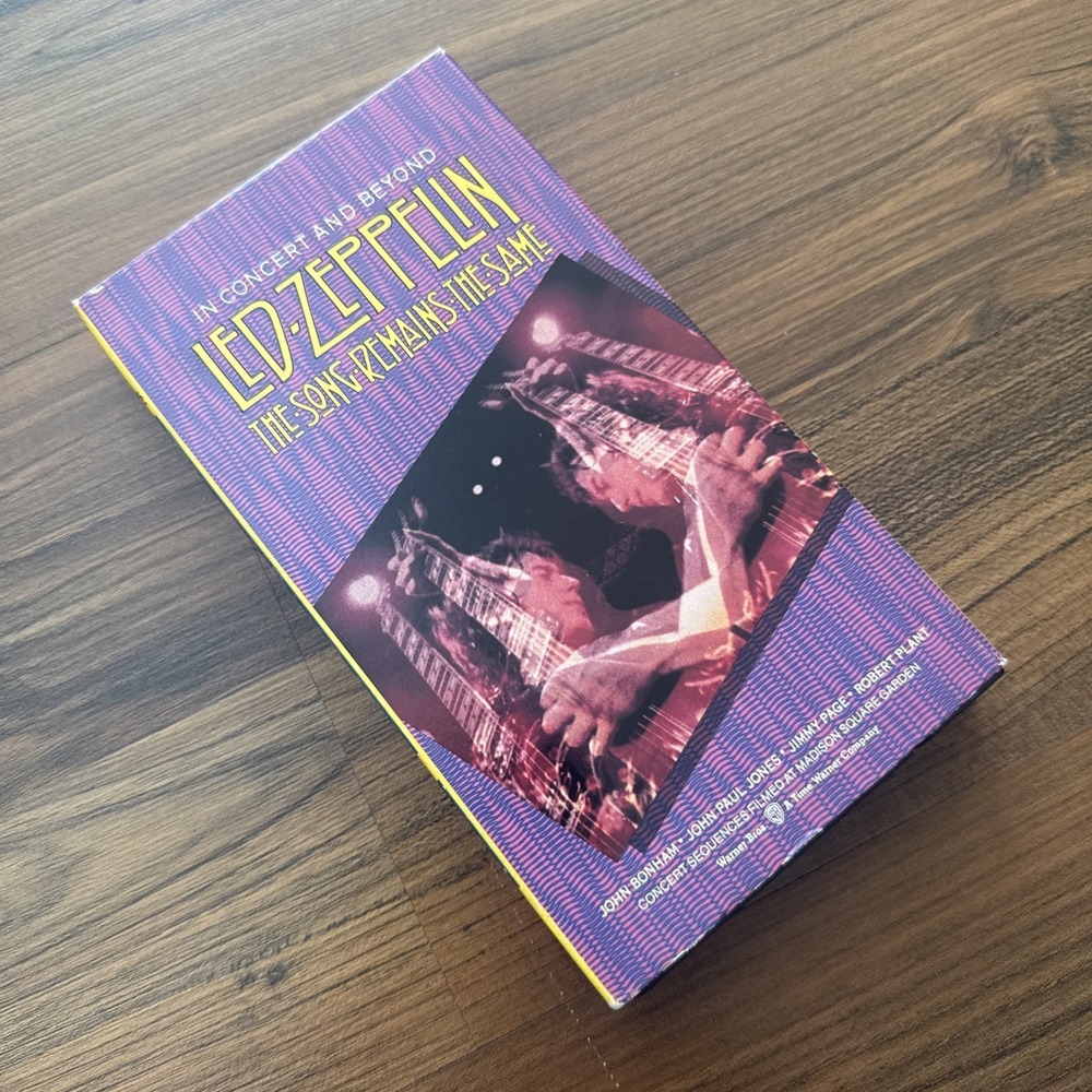VHS Led Zeppelin The Song Remains The Same 1991